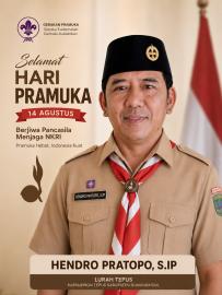 Selamat Memperingati Hari Pramuka ke-65, 14 Agustus 2026